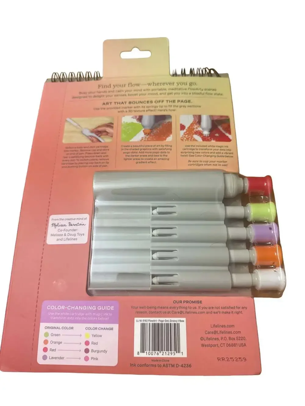 Lifelines FlowArt Pogo-Dot Activity Pad - Groovy Vibes